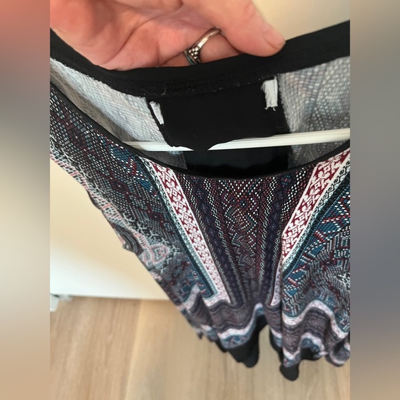 Cold Shoulder Aztec Print Tunic EUC Sz L - Picture 2 of 6